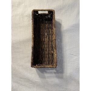 Whicker Straw Basket Brown Home Decor Boho Bohemian Cottagecore